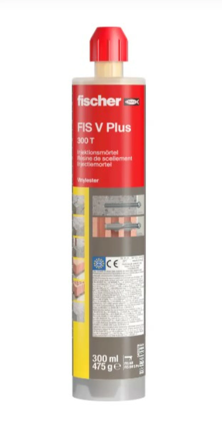 Fischer 563279 FIS V PLUS 300 T HWK K Injectiemortel Incl. 2 Mengtuiten