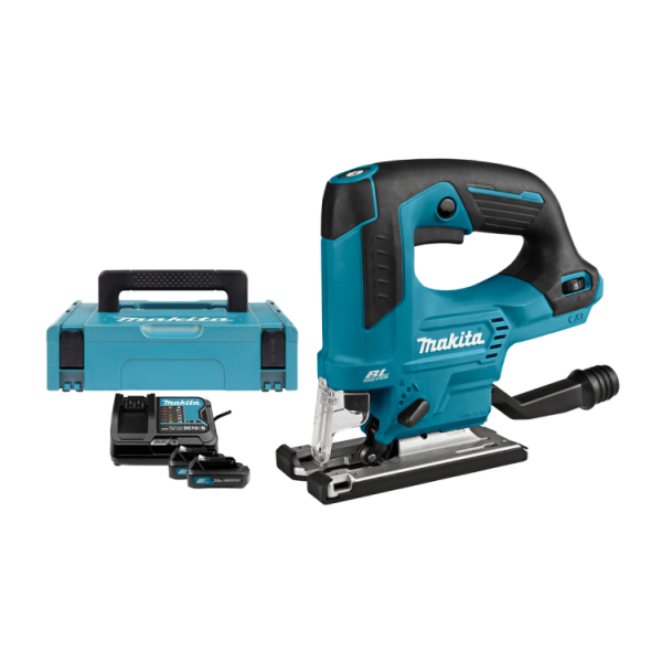 Makita JV103DSAJ 10.8V Li-Ion Accu Decoupeerzaag Set (1x 2.0Ah Accu) In Mbox - D-greep - Variabel - Koolborstelloos - Default image for the product