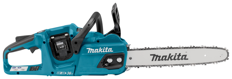 Makita DUC355PG4J LXT 2x18V Li-Ion Accu Kettingzaag Set (4x 6.0Ah) In Mbox - 35cm - Detailed view of the product