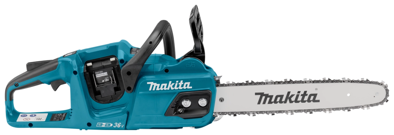 Makita DUC355PG4J LXT 2x18V Li-Ion Accu Kettingzaag Set (4x 6.0Ah) In Mbox - 35cm thumbnail 3