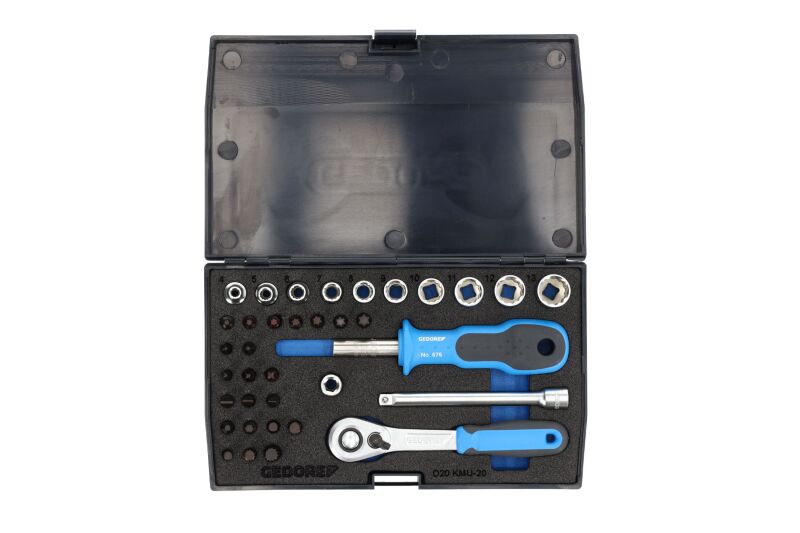 Gedore D 20 KMU-20 37-delige Dopsleutelset 1/4"