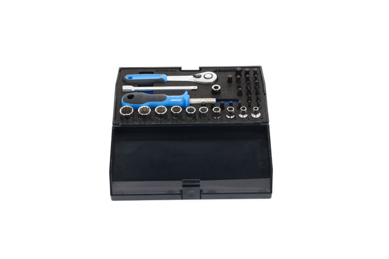 Gedore D 20 KMU-20 37-delige Dopsleutelset 1/4" - Detailed view of the product