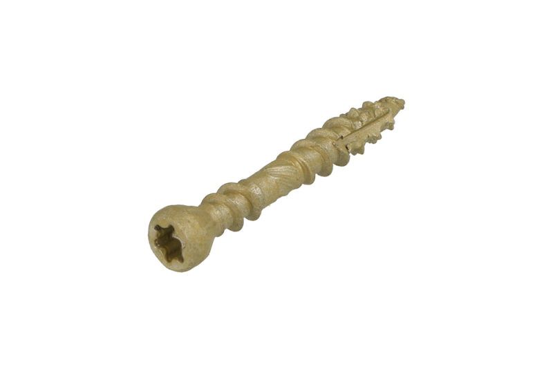 DynaPlus 0283.08.41601 Vlonderschroef - TX20 - 5.0 X 40/18mm - 60 Graden Platkop - Deeldraad - Verzinkt (200st)