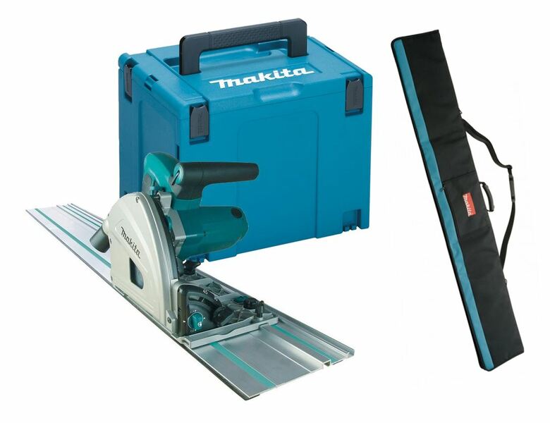 Makita SP6000J1X Invalzaag Incl. Geleiderail En Foudraal In Mbox - 1300W - 165mm EAN: 88381677561