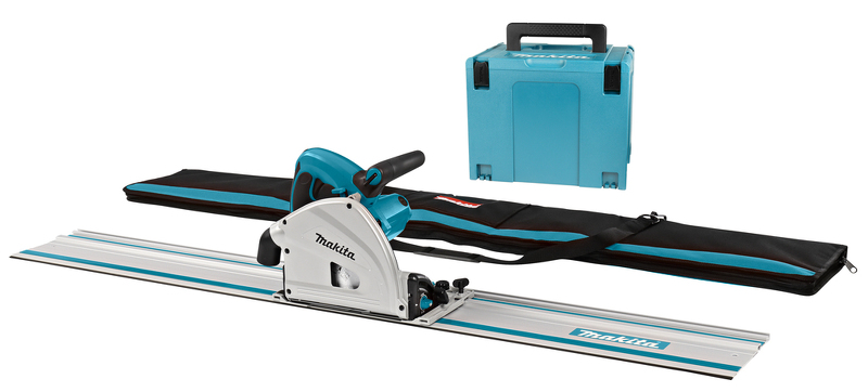 Makita SP6000J1X Invalzaag Incl. Geleiderail En Foudraal In Mbox - 1300W - 165mm - Detailed view of the product