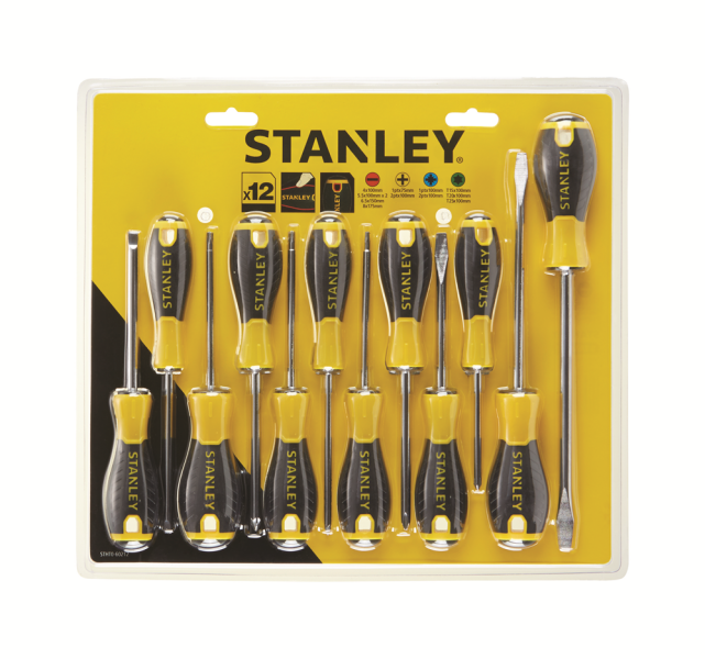Stanley STHT0-60212 12-delige Essential Schroevendraaierset - Detailed view of the product