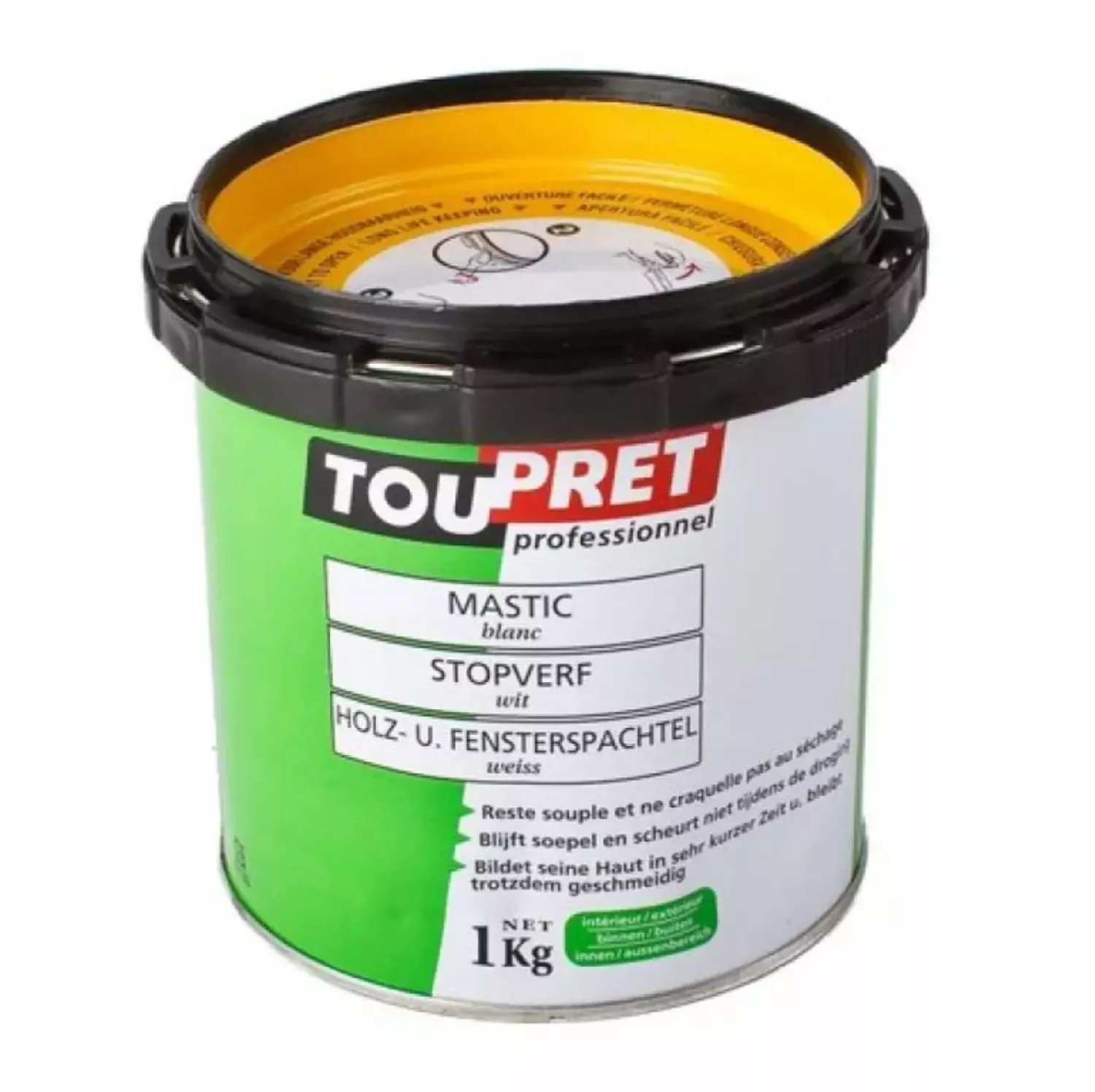 Toupret Stopverf Bruin 1 Kg
