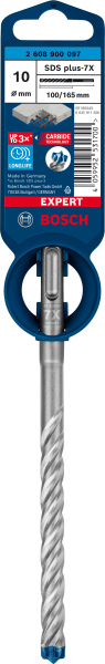 Bosch 2608900097 EXPERT Hamerboor SDS Plus-7X - 10x100x165mm - Detailed view of the product