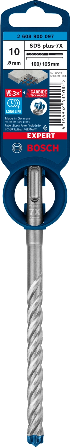 Bosch 2608900097 EXPERT Hamerboor SDS Plus-7X - 10x100x165mm thumbnail 2