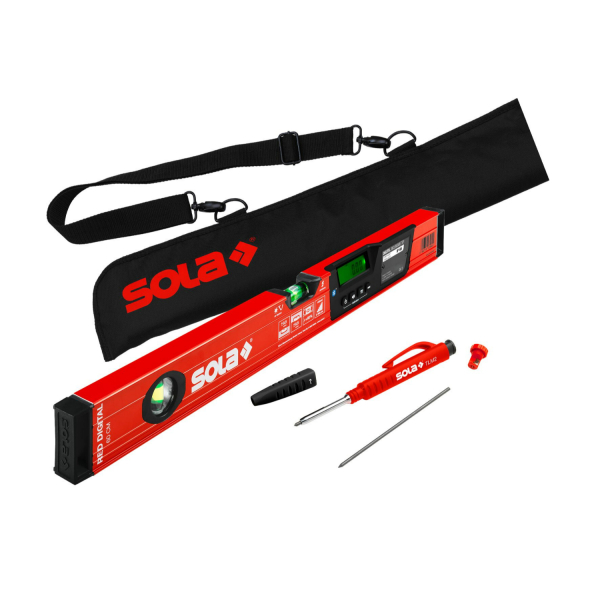Sola RED 60 DIGITAL Waterpas Incl. TLM2 Marker En Beschermtas - 60cm