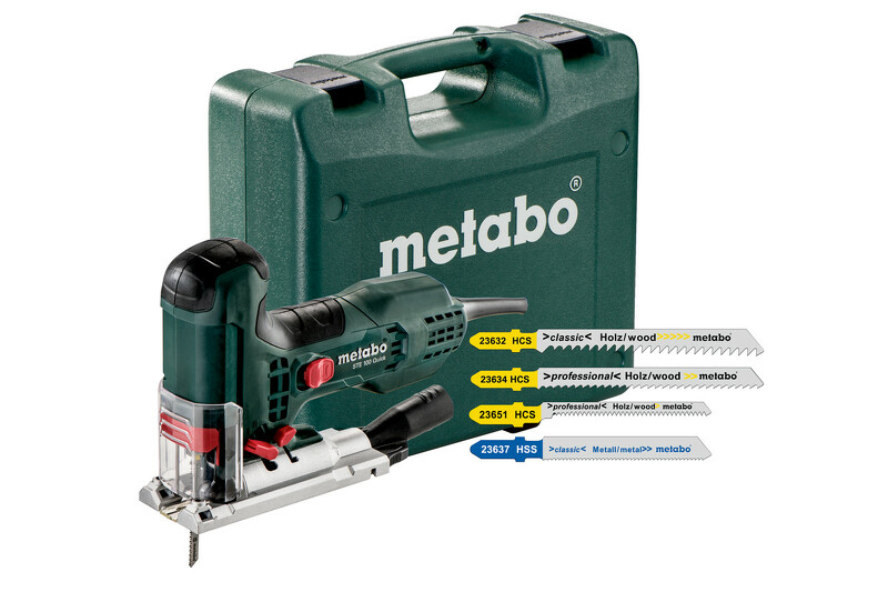 Metabo STE 100 QUICK SET Decoupeerzaag Incl. 20 Decoupeerzaagbladen In Koffer - 710W - T-greep - Variabel