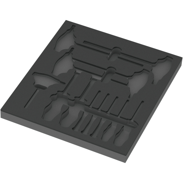 Wera 05137313001 9813 Schuimstof Inlegstuk Hex Schroevendraaierset 1