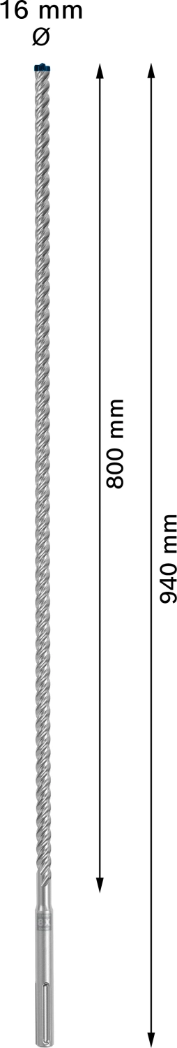 Bosch 2608900217 EXPERT Hamerboor SDS Max-8X - 16x800x940mm thumbnail 4