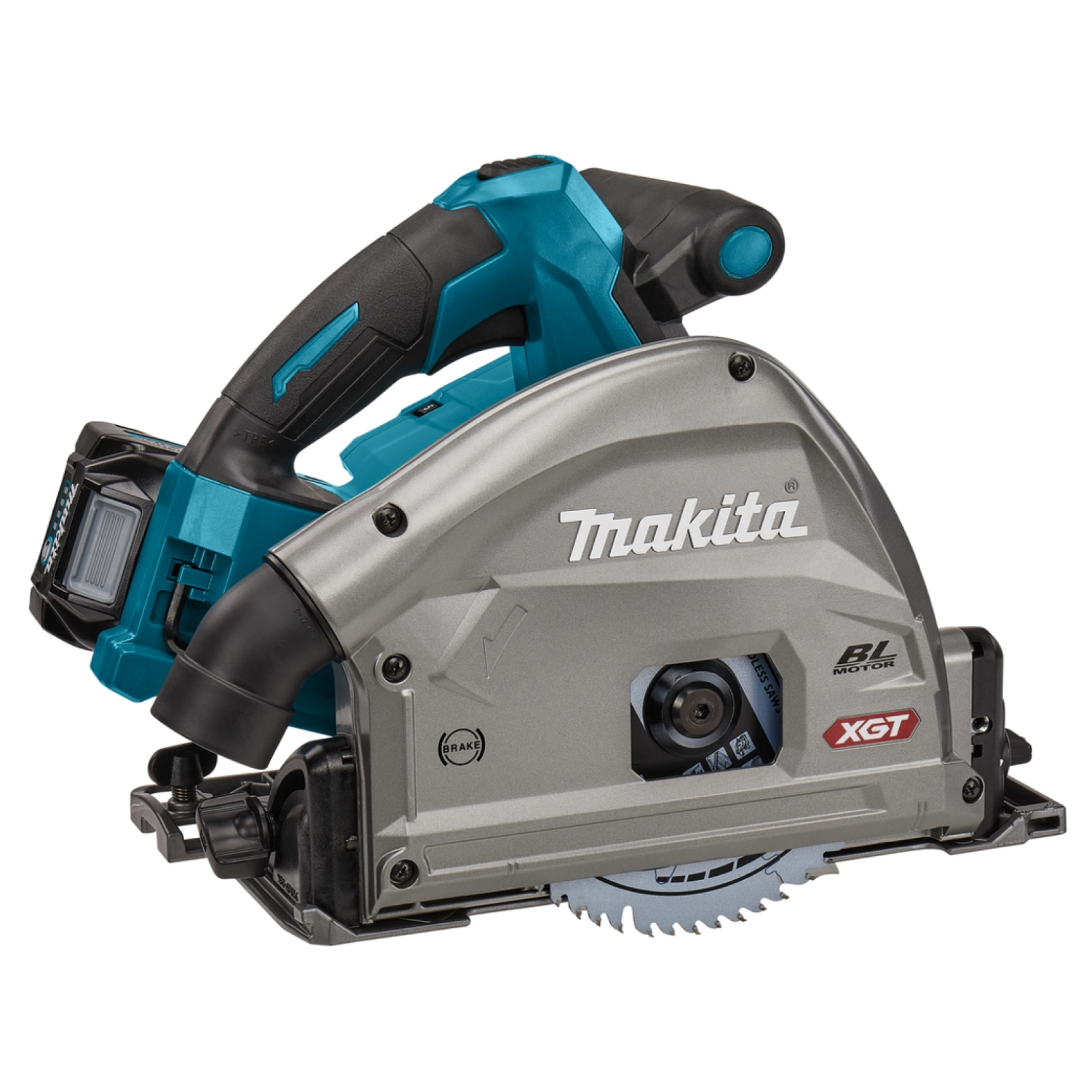 Makita DK0195G201 XGT 40V Max Li-Ion Accu Invalzaag(SP001G)&Stofzuiger (VC004G) Combiset (4x 4.0Ah Accu) Incl. Geleiderail 1500 Mm (2 St), Koppelstripset En Tas thumbnail 2