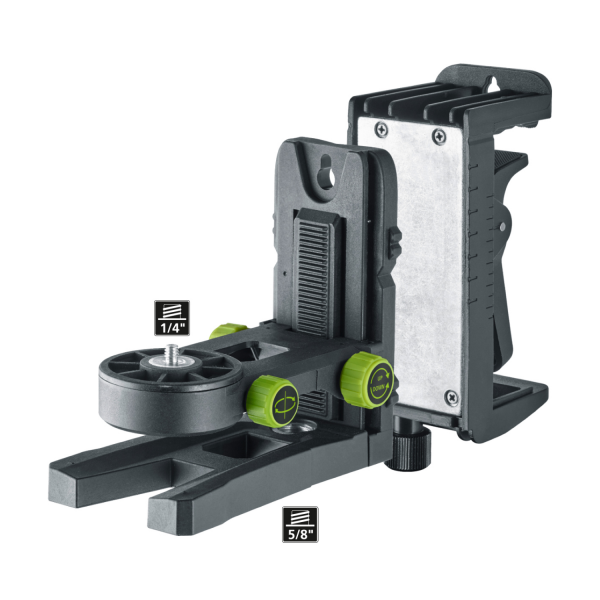 Laserliner CrossGrip Plus Klem- En Wandhouder - Magnetisch - 1/4" - Detailed view of the product