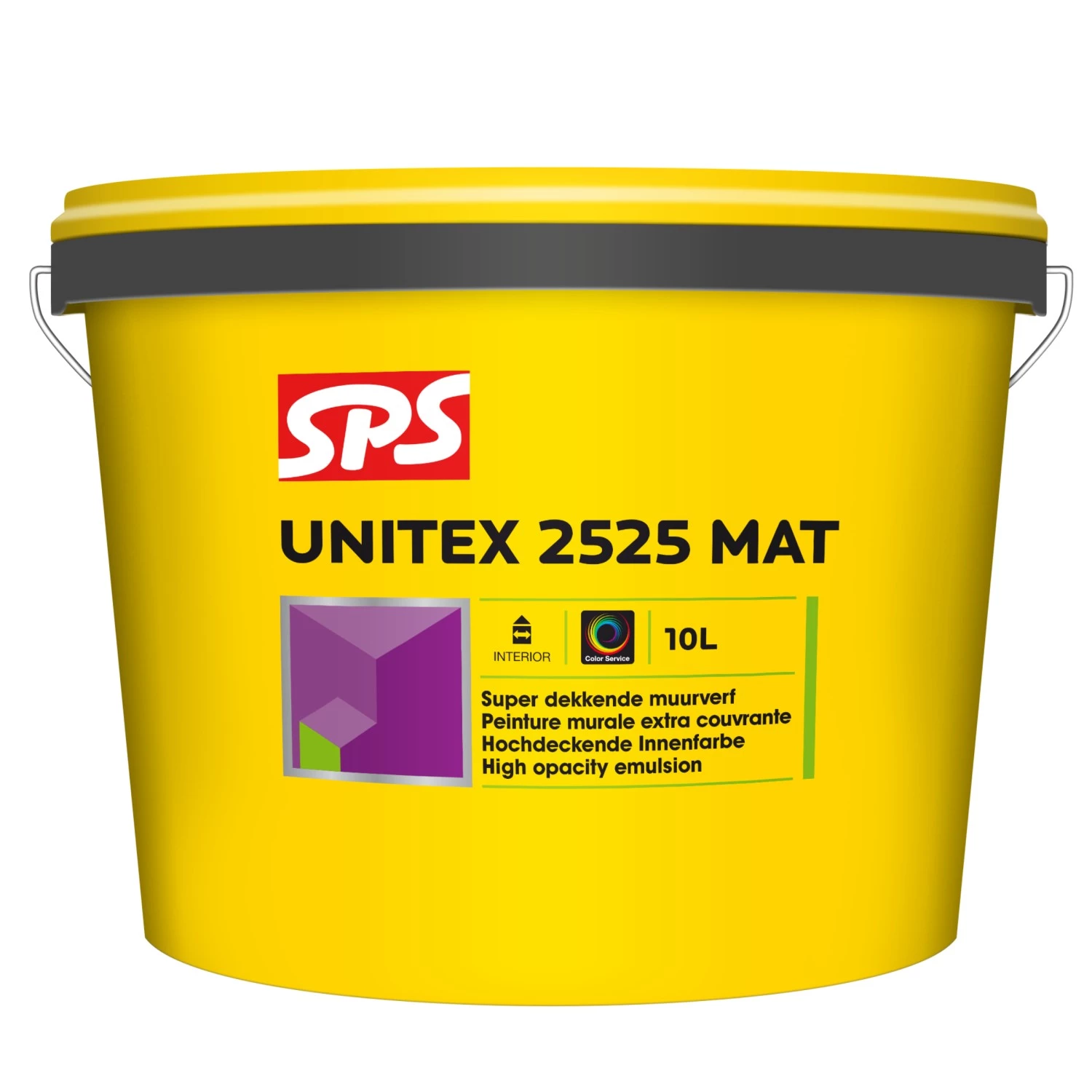 SPS Unitex 2525 Mat Muurverf - Op Kleur Gemengd - 10L