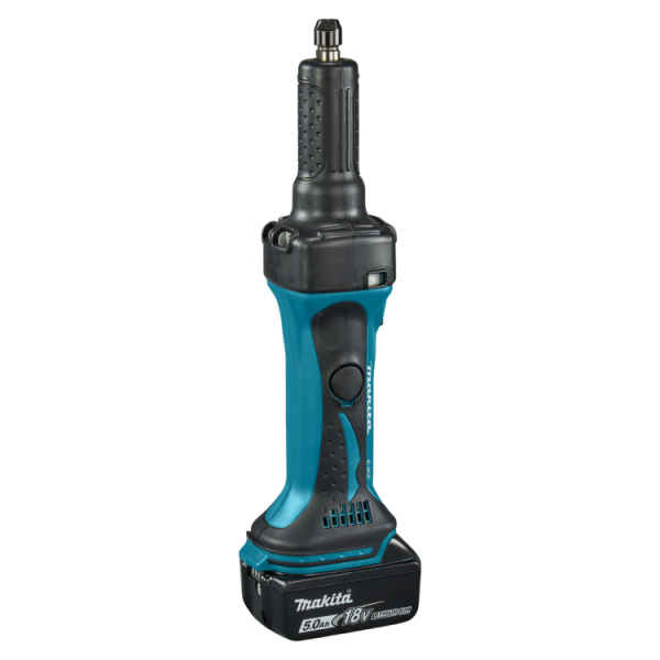 Makita DGD800Y1J 18V Li-Ion Accu Rechte Slijper Body + (1x 1.5Ah Accu) In Mbox - 6mm - Detailed view of the product