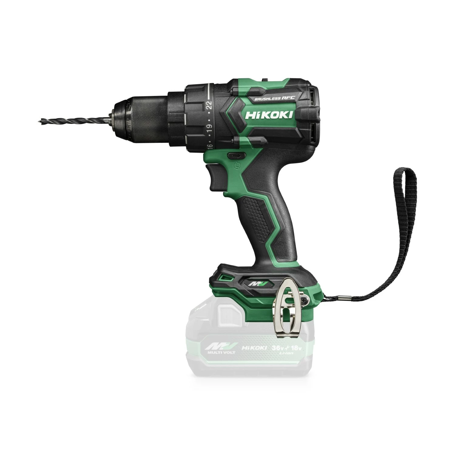 HiKOKI DS36DCW2Z 36V Accu Boor-schroefmachine Body In HSC II- Koolborstelloos - 155 Nm thumbnail 3