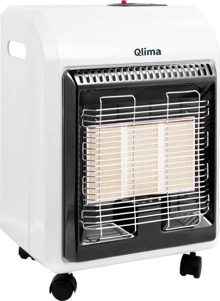 Qlima GH 741 RM 2-in-1 Gaskachel Wit/Zwart - 4,1kW