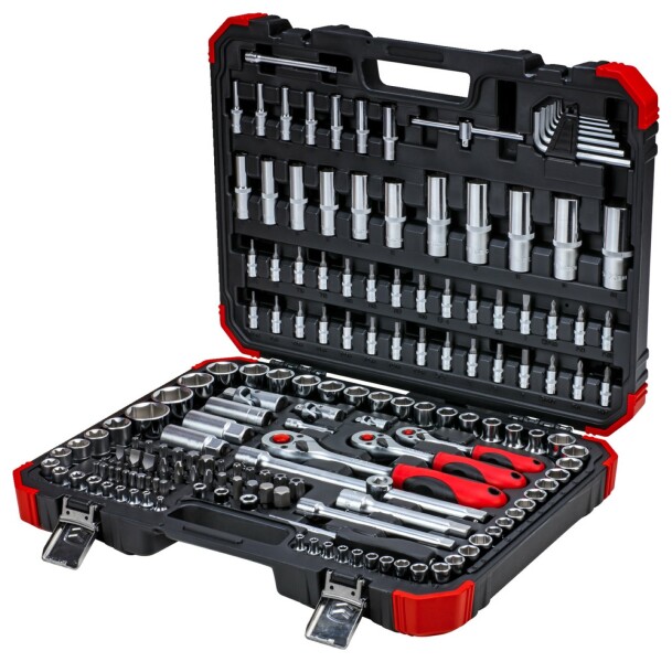 Gedore RED R45603172 172-delige Dopsleutelset 1/4” + 3/8” + 1/2" - Detailed view of the product