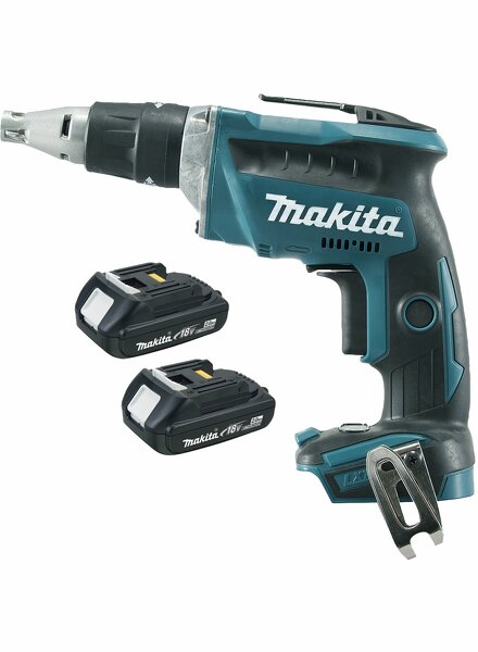 Makita DFS452RAJ 18V Li-Ion Accu Schroevendraaier Set In Mbox (2x 2,0Ah Accu)