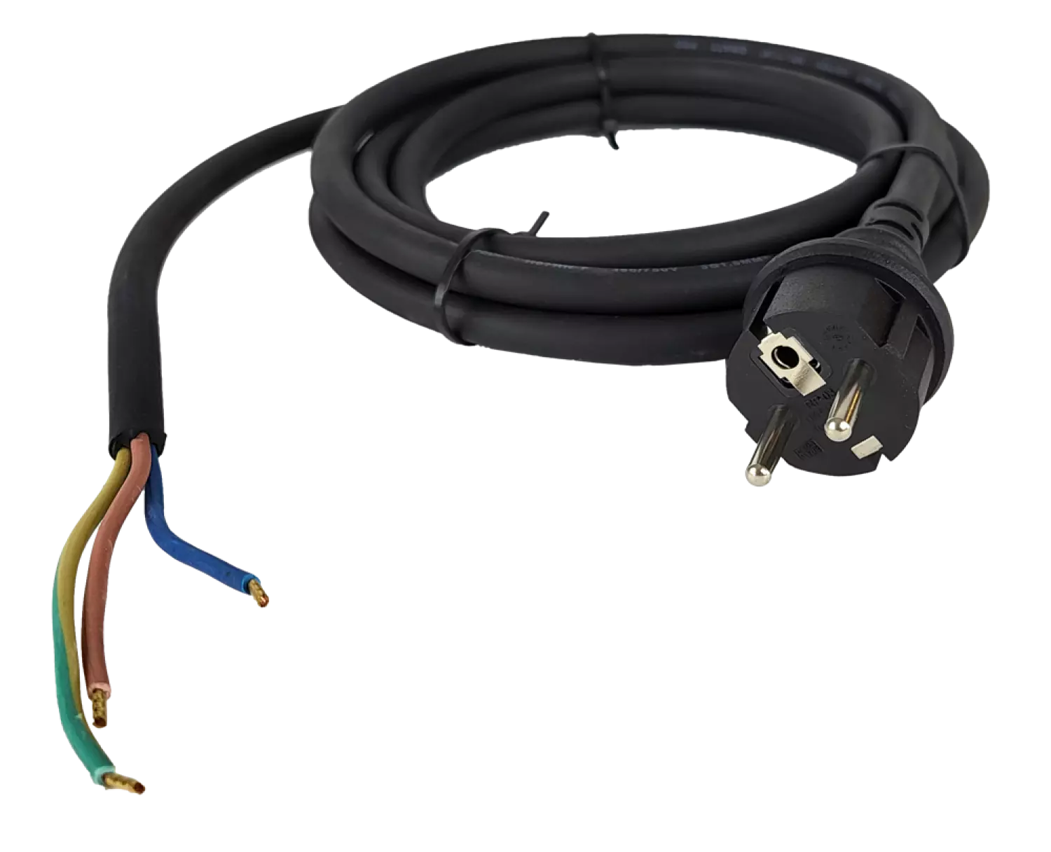 QwattPro 2511124 Aansluitkabel - 3G1,5 H07RN-F - Zwart - IP44 - 5m thumbnail 2