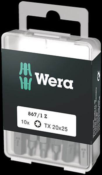 Wera 05072412001 867/1 1/4"Torx Bit - T40 X 25mm (10st) - Default image for the product