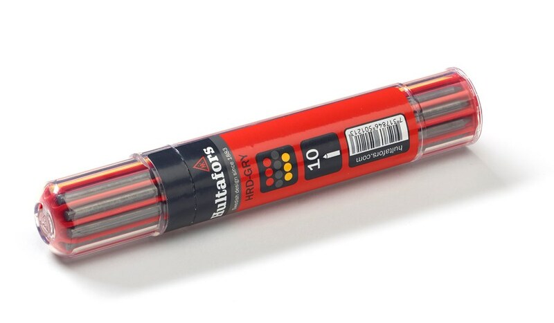 Hultafors HRD GRY Markeerpotlood Navulling (10st) - Grijs, Rood En Geel - Detailed view of the product