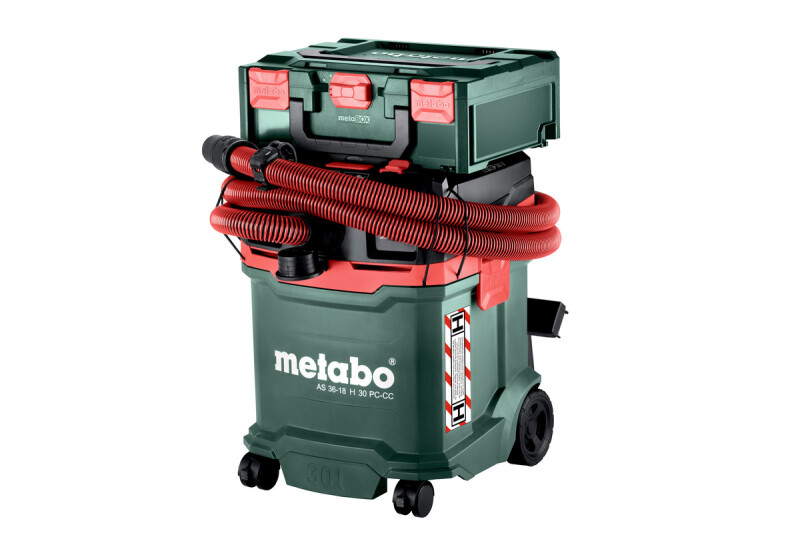 Metabo AS 36-18 H 30 PC-CC 18V Li-ion Accu Bouwstofzuiger Incl. Cordless Control - H-klasse - 30L - Detailed view of the product