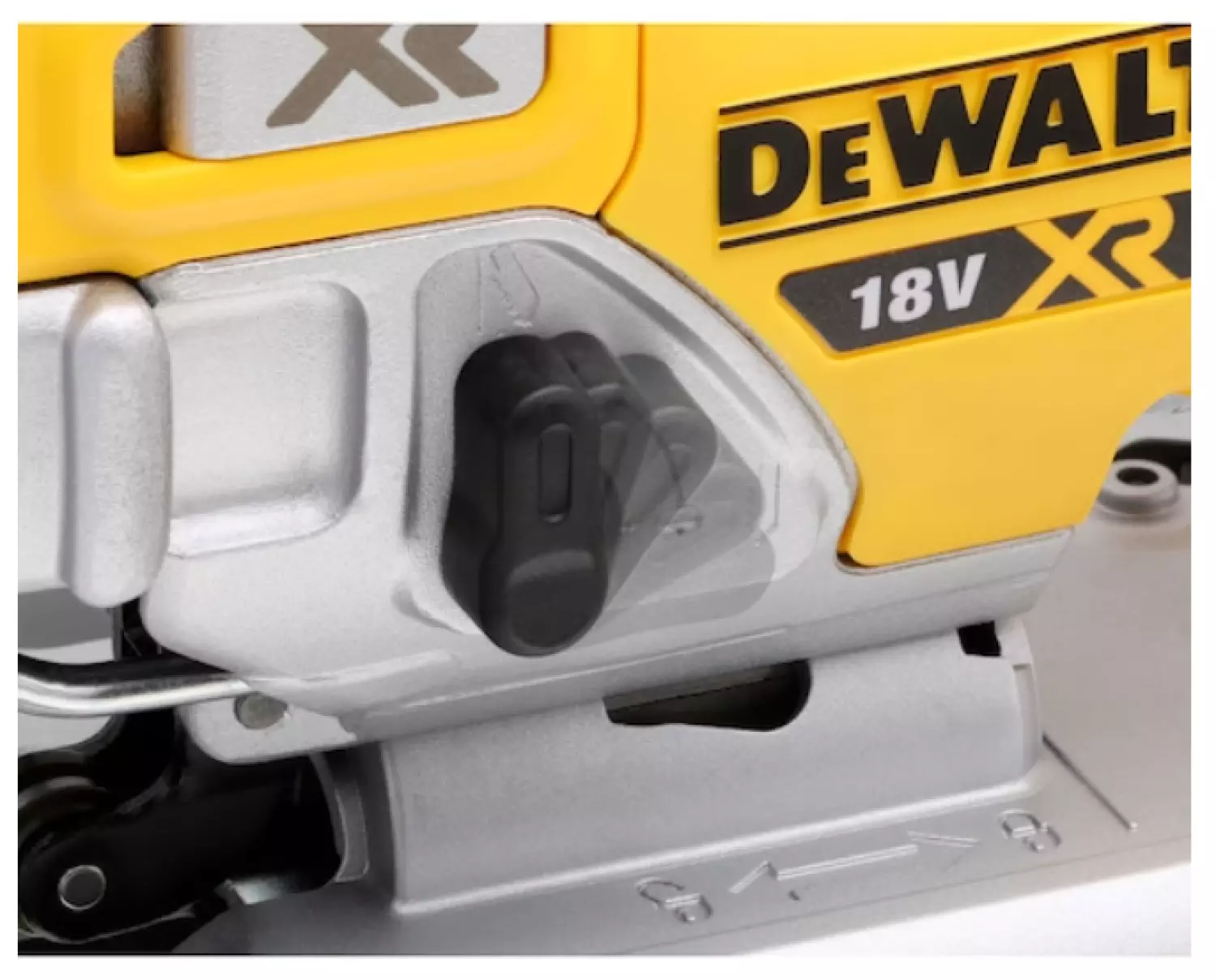 DeWALT DCS334NT 18V Li-ion XR Accu Decoupeerzaag Body In T-STAK - Koolborstelloos thumbnail 2