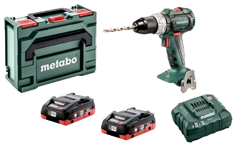 Metabo SB 18 LT BL 18V LiHD Accu Klopboor-/schroefmachine Set (2x 4,0Ah Accu) In MetaBox - Koolborstelloos EAN: 4007430334718