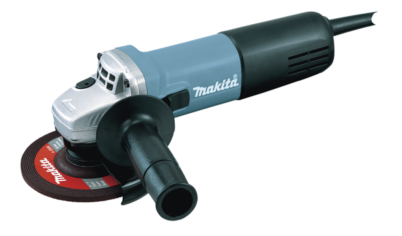Makita 9558HNRGK Haakse Slijper In Koffer - 840W - 125mm - Detailed view of the product