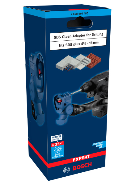 Bosch 2608901480 EXPERT SDS Clean-adapter Voor Boormachine - Detailed view of the product
