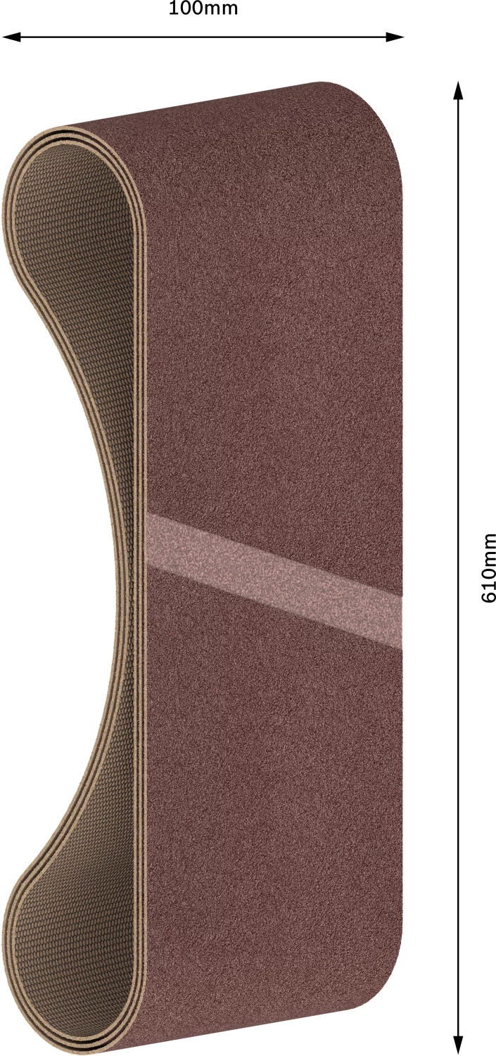 Bosch 2608606131 Schuurband X440 - K80 - 100 X 610mm (3st) thumbnail 3