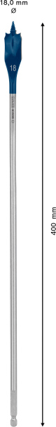 Bosch 2608900345 EXPERT Speedboor Self Cut Speed, Zeskantschacht 18 X 400mm - Detailed view of the product