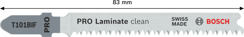 Bosch 2608655091 PRO T101BIF Decoupeerzaagblad Clean - Laminaat (2st) - Detailed view of the product