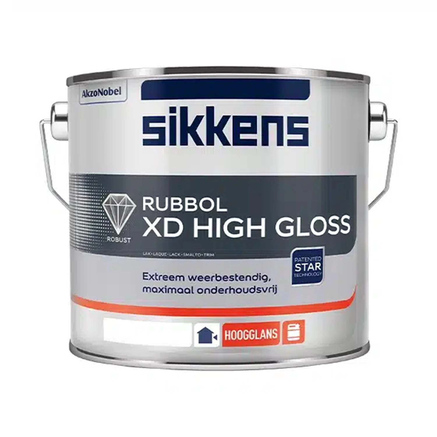 Sikkens Rubbol XD High Gloss - Op Kleur Gemengd - 2,5L - Lak