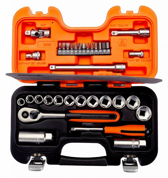 Bahco S330 33-delige Dopsleutelset - 1/4''3/8''