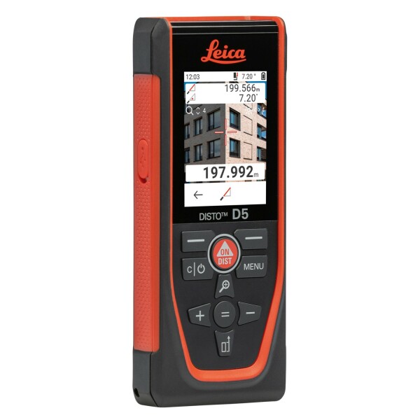 Leica Disto D5 Afstandsmeter In Tas - Bluetooth - 200m - IP54 - Detailed view of the product
