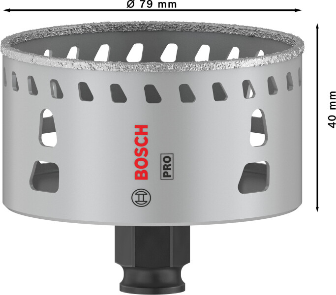 Bosch 2608901572 PRO Tile PC Plus Diamantgatzaag Voor Tegels - 79mm - Detailed view of the product