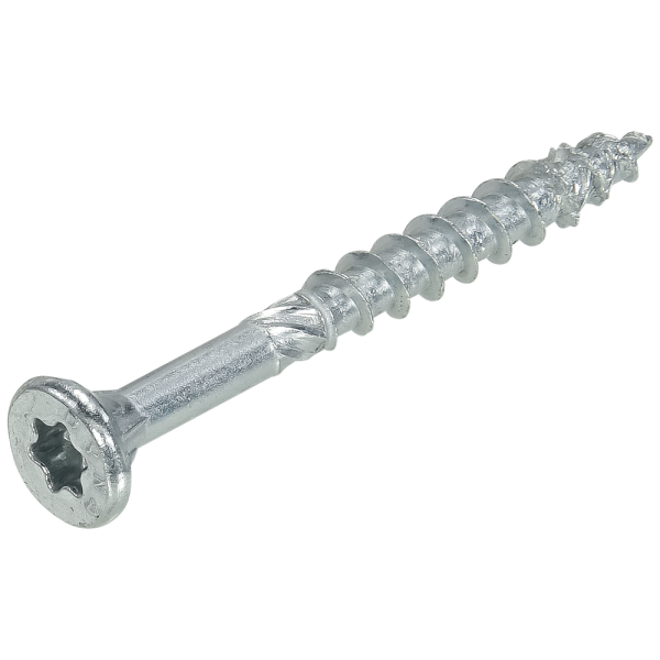 DynaPlus 0281.01.25902 Unischroef - TX20 - 4.0 X 50/30mm - Platkop - Deeldraad - Verzinkt (200st)