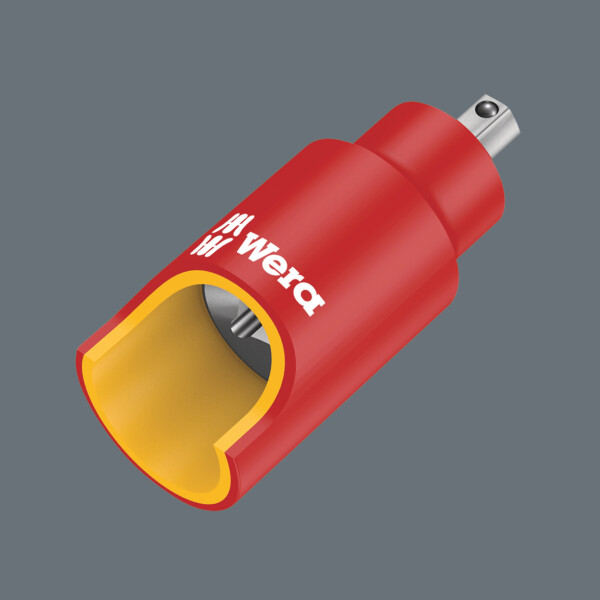 Wera 05005901001 8740 B VDE HF Zyklop Bitdop Geïsoleerd - 1/4"- 4mm - Detailed view of the product
