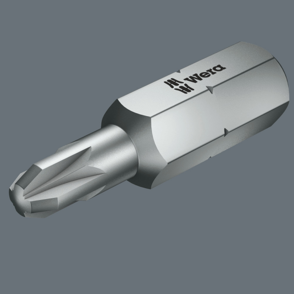 Wera 5135003001 1/4"Pozidrive Snelbouw Bit - PZ2 X 25mm - Detailed view of the product