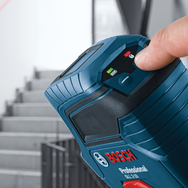 Bosch GLL 2-10 Kruislijnlaser In Tas - Rood - 10m - Detailed view of the product