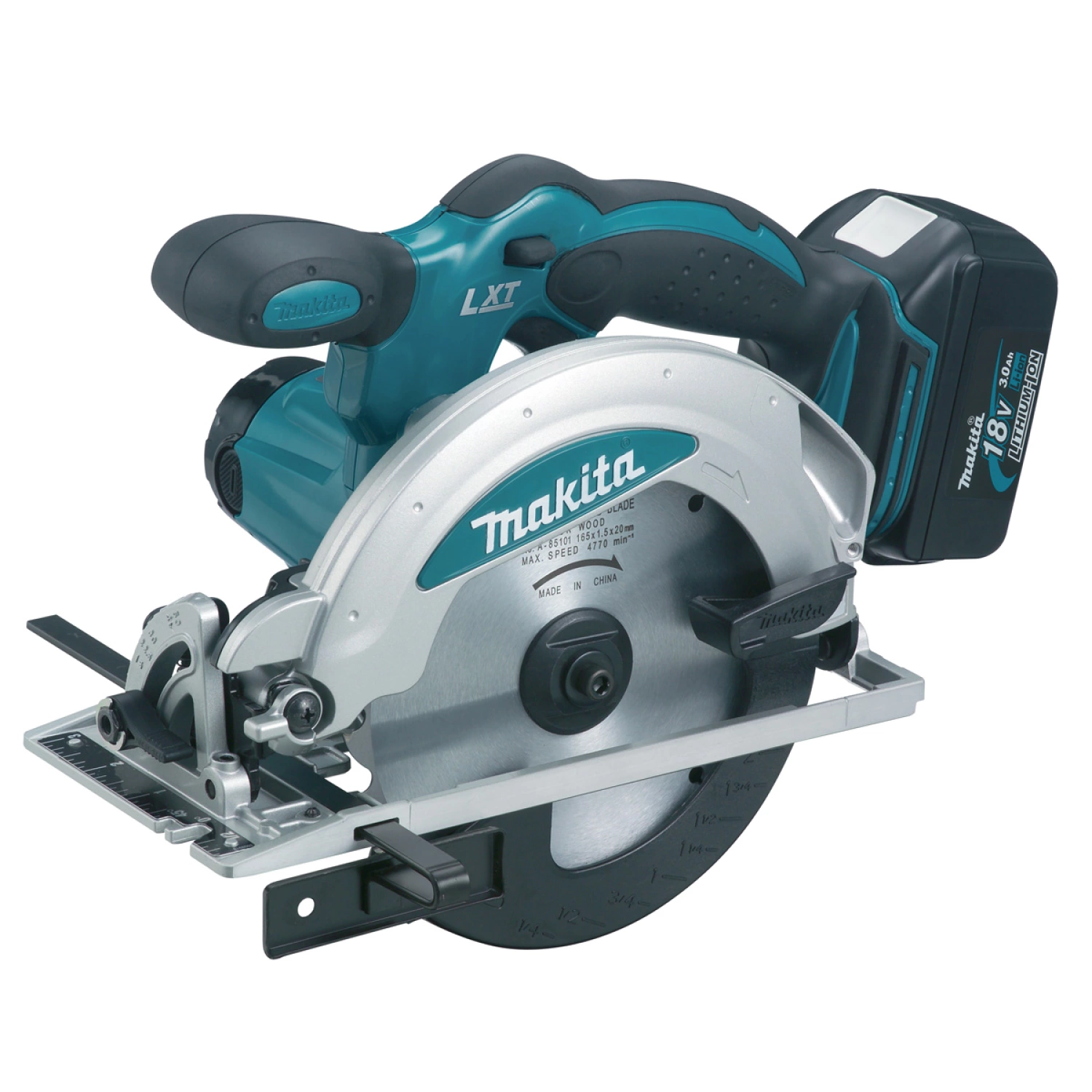 Makita BSS610RFX 18V Li-Ion Accu Cirkelzaag Set (2x 3.0Ah Accu) In Mbox - 165mm