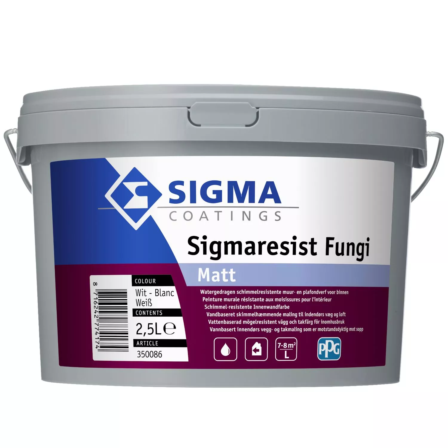 Sigma Sigmaresist Fungi - Wit - 2,5L