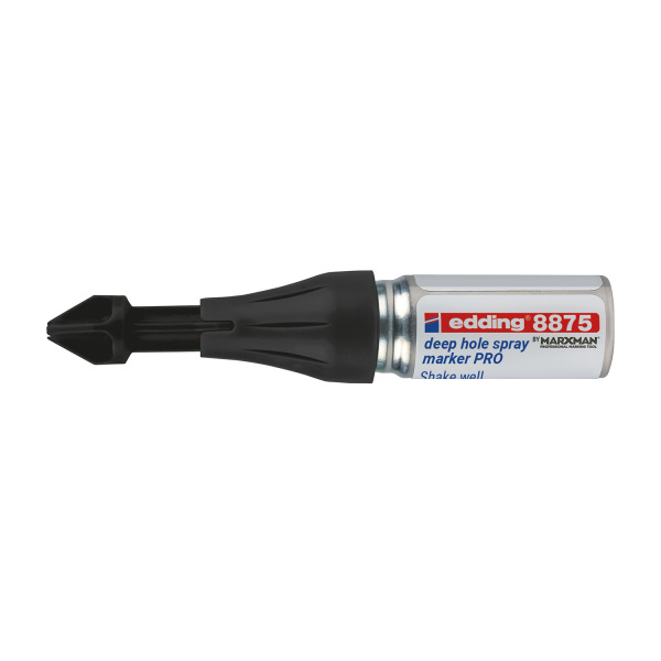 Edding ED066527 Markeerspray Diep Gat - E-8875 PRO Blister Zwart -1st - Detailed view of the product
