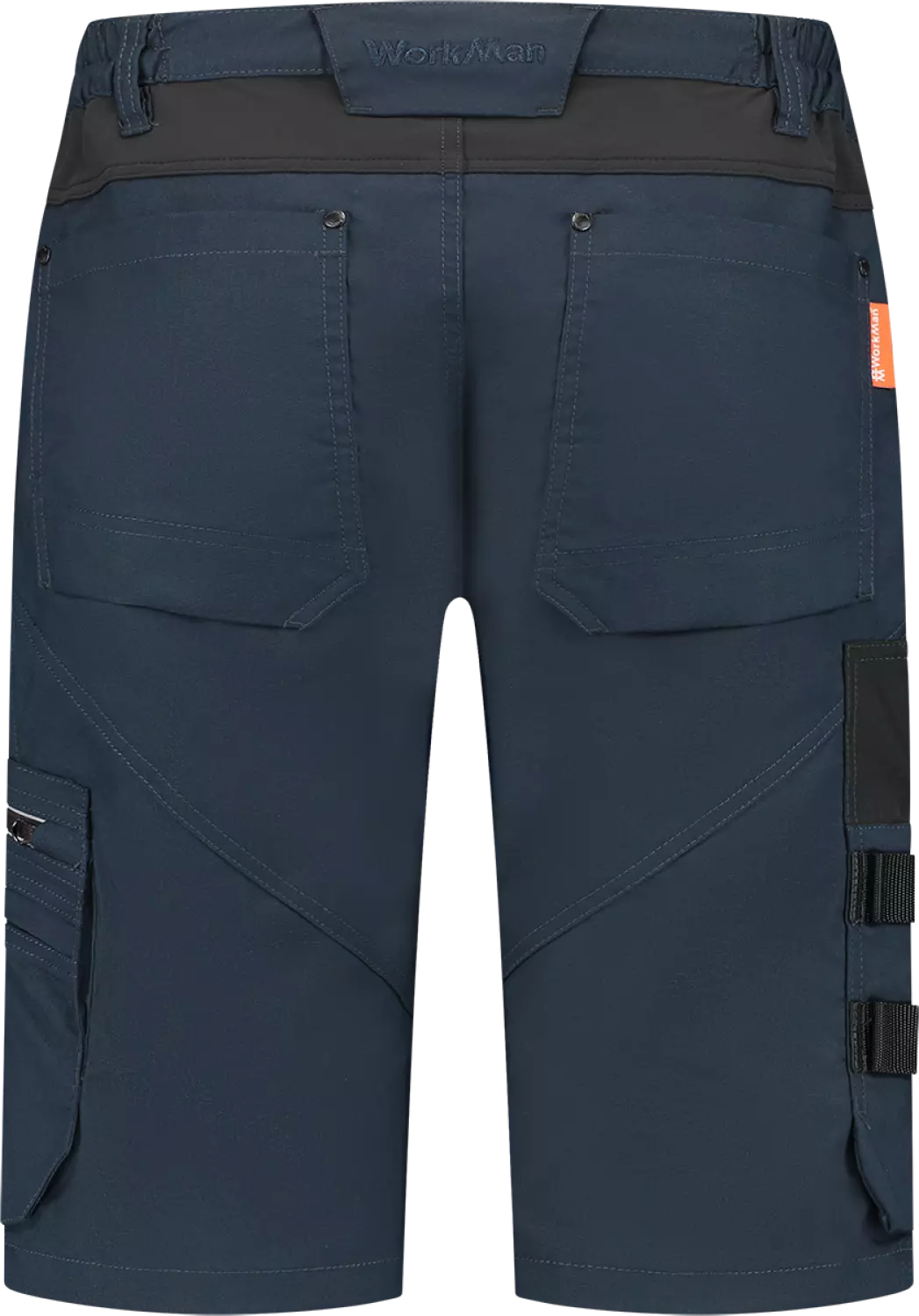 Workman 9023 STRETCH Bermuda Werkbroek P2S - Navy / Black - Maat 58 (42/34) thumbnail 2