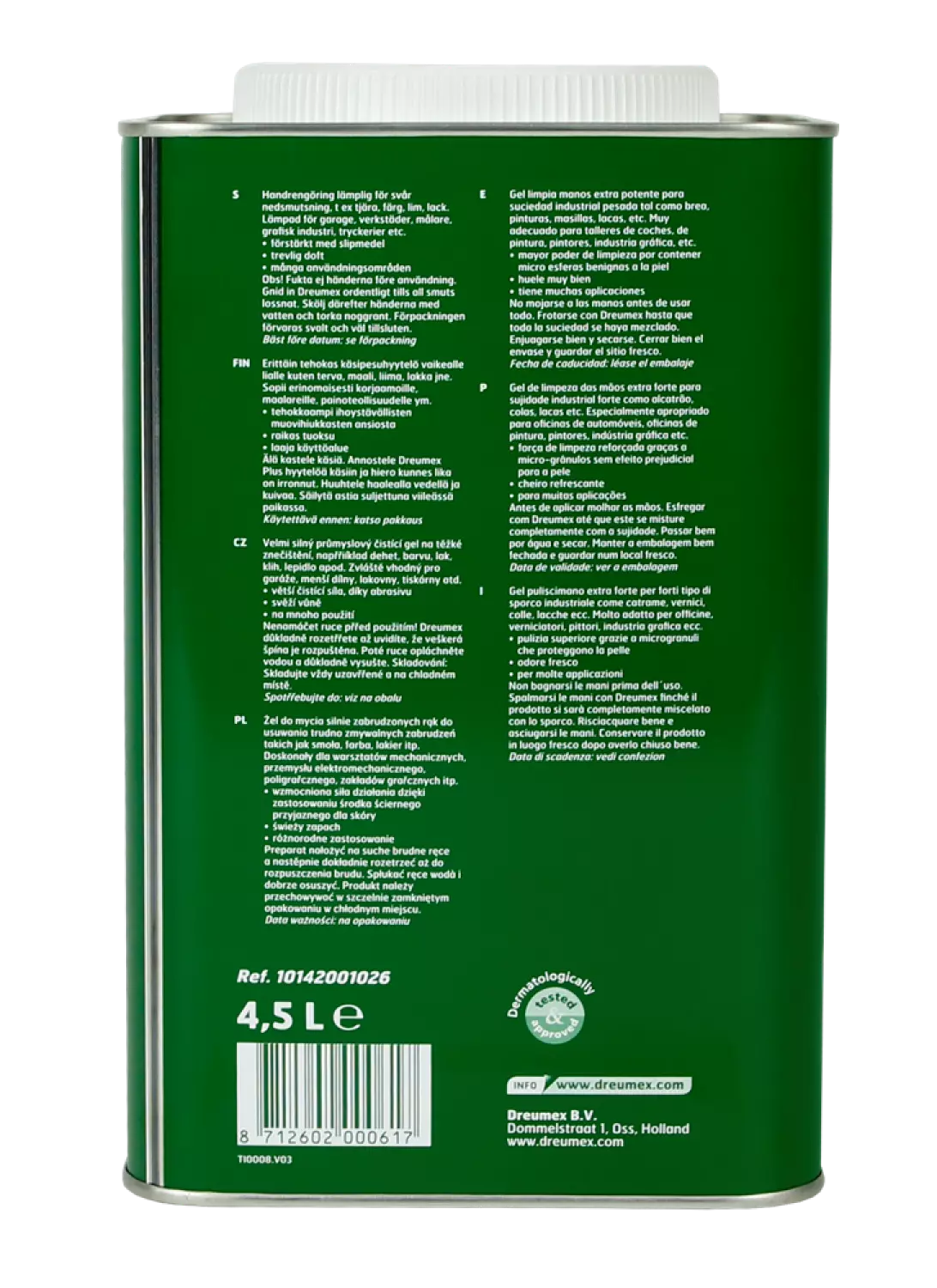 Dreumex 10142001026 Plus Zeep - 4,5L thumbnail 2