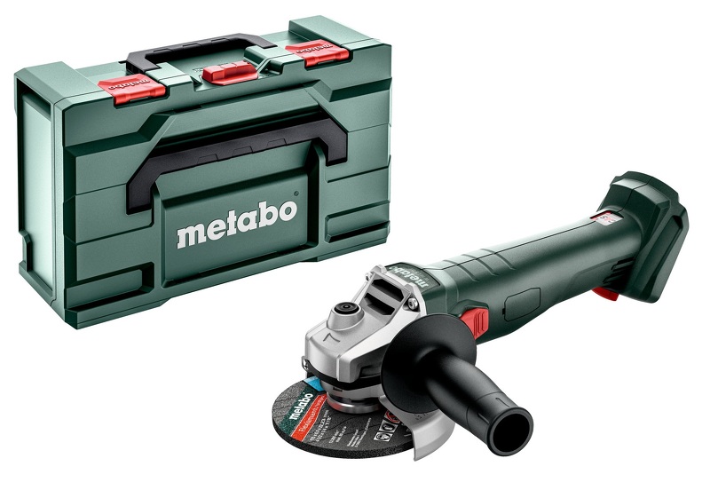 Metabo W 18 L 9-115 18V LiHD Accu Haakse Slijper Body In MetaBox - 115mm EAN: 4061792210301